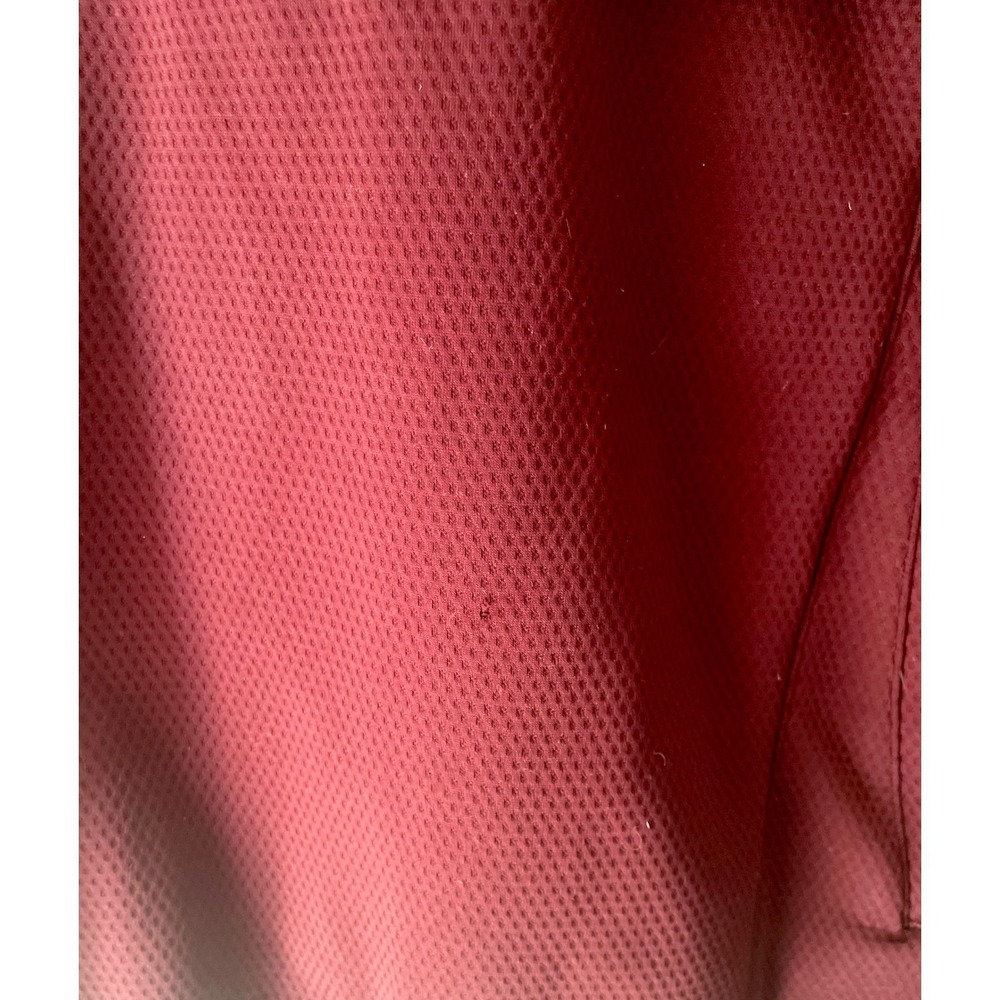 Adidas Originals Maroon Burgundy 3-Stripe Activewear Hooded Sweatshirt Womens M - Picture 5 of 11